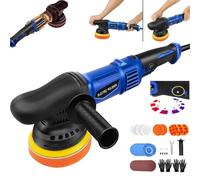 Banas 1200 W Multi-Purpose Dual Action Polisher DA Polishing Machine Car Buffer, 12 MM Eccentricity, Adjustable 6 Speed Dial, Safety Lock, for Car/Motorcycle/Boat/Furniture/Tiles Polishing Clean