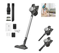 Banas Cordless Vacuum Cleaner, 450W 25KPa Stick Lightweight Vacuum Cleaner with LED Light, Two Power Modes, Up to 35mins Runtime, One-Click-Empty Design, for Hardwood Floors, Carpets, Pet Hair, etc.
