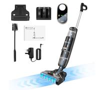 Banas Wireless Smart Home Floor Wet and Dry Vacuum Cleaner, Cordless 3-in-1 Floor Cleaning Device, Smart Suction, Spray Function, Self-Cleaning, Lightweight Multi-Surface Hard Floors Cleaning