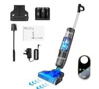 Banas Wireless Smart Home Wet and Dry Vacuum Cleaner/Floor Cleaning Device with 15000Pa Intense Power Suction, Brushless Motor, Self-Cleaning & Drying System - Say Goodbye to Manual Scrubbing