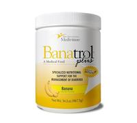 Banatrol® Natural Anti-Diarrheal with Prebiotics, Relief from Chronic Diarrhea, IBS, Recurring Diarrhea, Clinically Supported Medical Food, Non-Constipating, 90 Servings (Banana)