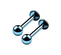 BanaVega Titanium Anodised G23 16g 1.2mm 3mm Marilyn Monroe Tragus Earrings Piercing Jewelry More Colours & Sizes