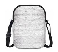BANBADP Brick Wall. Printed Shoulder Purse for Women, Compact Crossbody Bag with Adjustable Strap for Travel Party