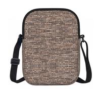 BANBADP Brick Wall. Printed Shoulder Purse for Women, Compact Crossbody Bag with Adjustable Strap for Travel Party