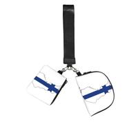 BANBADP Finnish Flag Map Printed Coin Purse Wristlet Set, Dual Pouch Wallet with Keychain Strap for Workout Daily Carry