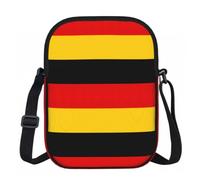 BANBADP German flag Printed Shoulder Purse for Women, Compact Crossbody Bag with Adjustable Strap for Travel Party