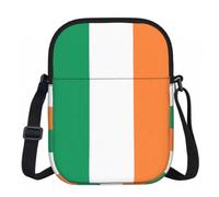 BANBADP Irish flag Printed Shoulder Purse for Women, Compact Crossbody Bag with Adjustable Strap for Travel Party