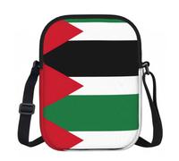 BANBADP Palestinian flag Printed Shoulder Purse for Women, Compact Crossbody Bag with Adjustable Strap for Travel Party