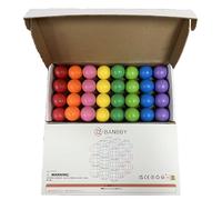 BANBBY 32pcs Magnetic Toys, 1.3" Building Balls Set for Kids, Magnet Game, 8 Colors