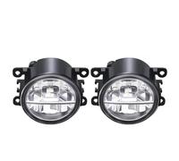 BANBE 2 Pieces Car External Fog Light Assembly For Jeep Compass MP 2017 2018 2019 30W 6000LM Daytime Running Lamp Replacement Parts(Lemon Yellow)