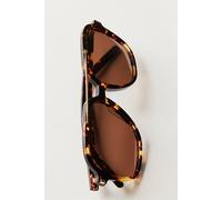 Banbe The Lopez Aviator Sunglasses at Free People in Amber Tort Cinnamon - female