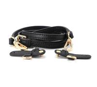 banbeln Mini Bags Leather Shoulder Strap Terracotta Nude TAUPE Nave Blue Bag Straps (black&gold,SET)