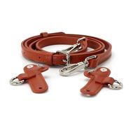 banbeln Mini Bags Leather Shoulder Strap Terracotta Nude TAUPE Nave Blue Bag Straps (CITY-Terracotta,SET)
