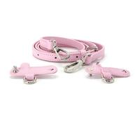 banbeln Mini Bags Leather Shoulder Strap Terracotta Nude TAUPE Nave Blue Bag Straps (NEW-PINk,SET)