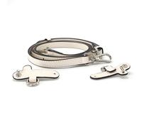 banbeln Mini Bags Leather Shoulder Strap Terracotta Nude TAUPE Nave Blue Bag Straps (Pink&White2,SET)
