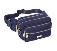 Banbituy Extra Large Fashion Fanny Pack for Men Women, Waist Bag for Waterproof Hiking Running Biking Gym Outdoor Sports Travel Belt Bag, Navy Blue, XL, Fashion