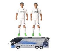 Banbotoys Mbappe, Bellingham & Real Madrid Bus Bundle in White Banbotoys White