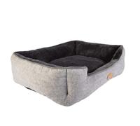 Banbury and Co Herringbone Square Bed Faux for Dogs - Medium