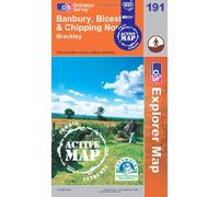 Banbury, Bicester and Chipping Norton: Sheet 191 (OS Explorer Map Active)