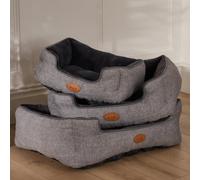 BANBURY & CO Herringbone Pet Bed | Size: Large