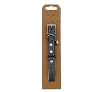 Banbury & Co Luxury Adjustable Cat Collar Padded PU Leather Safety Release Bell 21.5-31.5cm