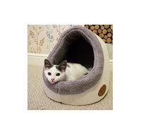 Cat Bed Kitten Igloo Bed Warm Snuggle Sack Comfortable Pet Cave Pod Washable