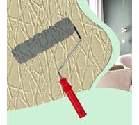 BANCOO 10'' Novel Rubber Mesh Texture Embossed Paint Roller - DIY Wall Art, Home Renovation & Concrete Floor Decor (BC735L)