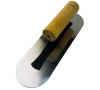 BANCOO Double Round Head Stainless Steel Trowel, Ultra-thin And Super Elastic Art Coating Spatula, Professional Wall Art Polishing Trowel, Shimmer Stone & Diatom Mud & Texture Coating Spatula