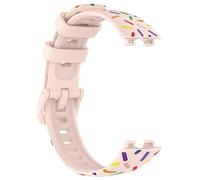 Band 8 Polka Silicone Strap Colorful Rainbow Design Soft and Comfortable Material Perfect Use for Effortlessly Enhance Your Style Engraved Watches for Men (One Size)