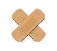 Band Aid Cross Funny Ouch Car Stickers For Car Bumper, Laptop, Helmet, Wall, Waterproof(13x13cm)