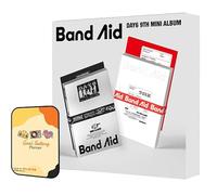 Band Aid DAY6 Album [Rock Band + Band Aid 2 Standard ver Full Set]+Pre Order Benefits+BolsVos K-POP Inspired Freebies (9th Mini Album)