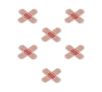 Band Aid Embroidered Iron On Patch Cute Shape Cover Stains for DIY Cotton Material 6Pcs Household