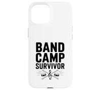 Band Camp Survivor Funny Marching Band Music Lover Case for iPhone 15