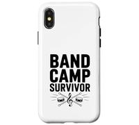 Band Camp Survivor Funny Marching Band Music Lover Case for iPhone X/XS