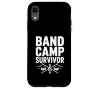 Band Camp Survivor Funny Marching Band Music Lover Case for iPhone XR