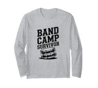 Band Camp Survivor, Marching Band Snare Drummer Long Sleeve T-Shirt