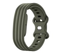 Band Compatible with Fitbit Air, Outdoor Armor Sweat Durable Silicone Sport Strap, Quick Swap Breathable Replacement Wristband for Training Walking Outdoor Daily Casual Use -Dark Olive