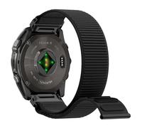 Band Compatible with Garmin Fenix 8 47mm/7/6/6 Pro/5/5 Plus, 22mm Elastic Fabric Sport Nylon Strap for Forerunner 935/945/Instinct 2/Approach S60/S62, Garmin 26mm