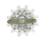 Band gear rotary switch 1 pole 6/7/8/9/10 3W2D 4W2D 5W2D 3W3D position with channel rotary switch selector with cap(2 knife 5th gear,Knob JN-33)