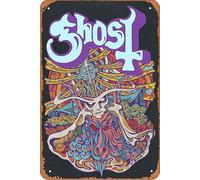 Band Ghost Bc Plaque Poster Metal Tin Sign 8" x 12" Vintage Retro Wall Decor