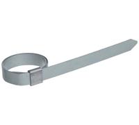 BAND-IT JS3029 Junior 3/8" Wide x 0.025" Thick, 1-3/8" Diameter, Galvanized Carbon Steel Smooth I.D. Clamp (100 Per Box)
