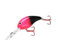 Band-It Series 300 Crankbait Bass Fishing Lures, Fisghing Accessories, Dives to 12-feet Deep, 2", 1/4 oz, Plack, (BDT3)