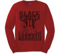 Band Long-Sleeved T-Shirt Black Sabbath Red M