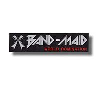 Band Maid Band Patch Badge Embroidered Iron on Applique