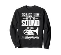 Band Member Brass Instrument Praise Him Mellophone Sweatshirt