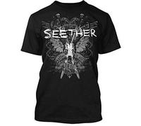 Band Merch Seether Suffer T-Shirt Black