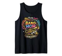 Band Mom Loud in The Stands Funny Marching Band Mother Tank Top