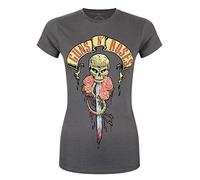 Band Monkey Guns N Roses Ladies T-Shirt Dripping Dagger