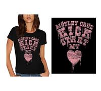 Band Monkey Motley Crue Ladies T-Shirt Kick Start My Heart