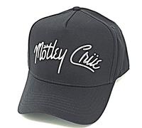 Band Monkey Motley Crue Unisex Baseball Cap Logo (Sonic Silver)